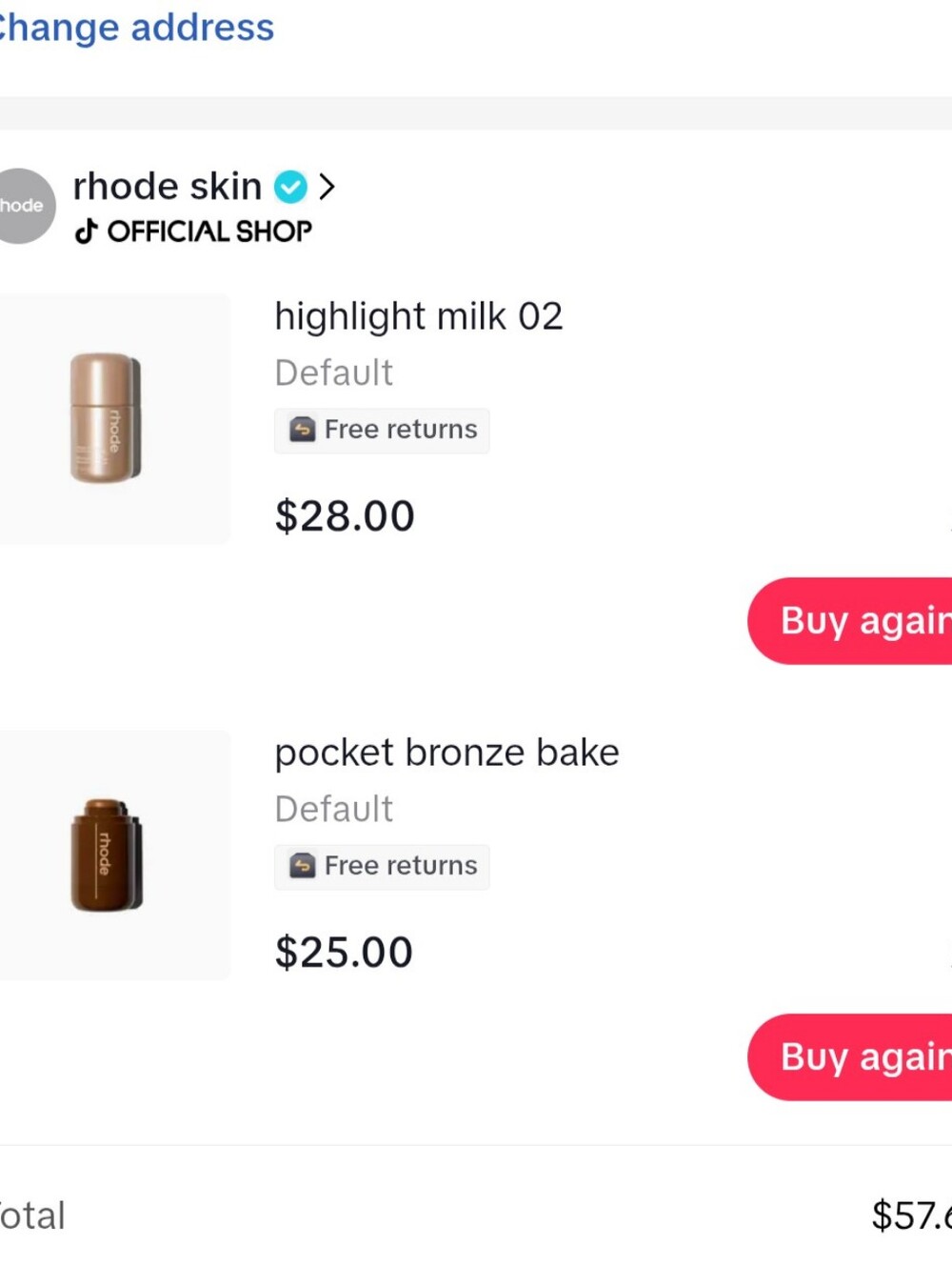 rhode skin Highlight Milk 02 - Champagne Cream Highlighter Stick